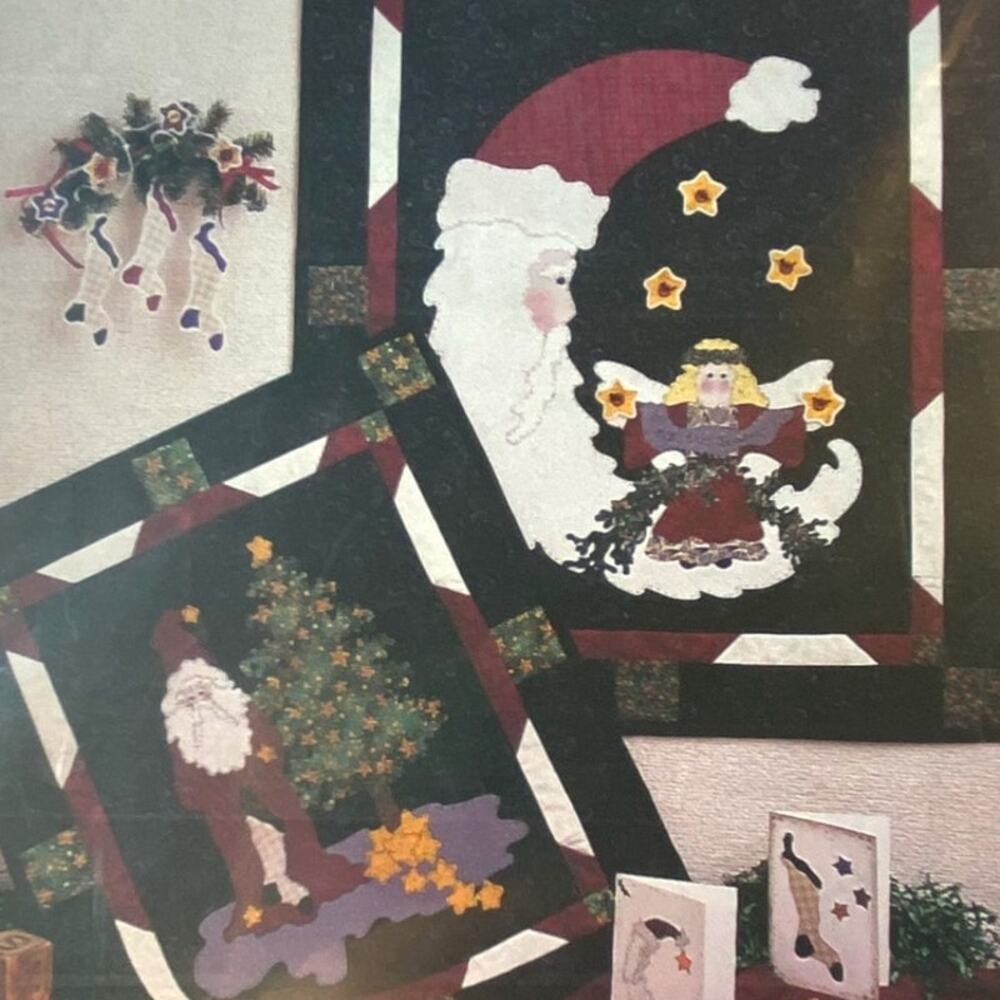 Fiber Mosaics 856P Tis The Season Pattern Wall Quilt Christmas Holiday Home